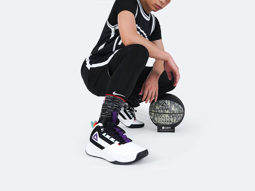 Peak Basketball DA110121 Black White