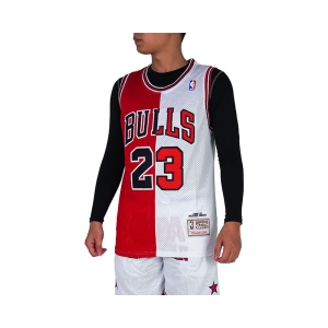  Áo NBA Jordan 1997-98 Mitchell & Ness Red White 