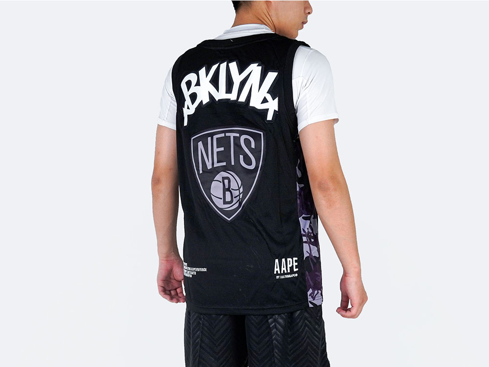 Áo Bape x Brooklyn Nets
