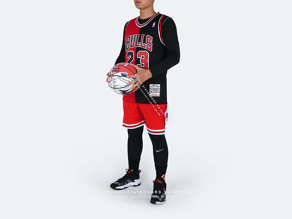 Áo NBA Jordan Red Black