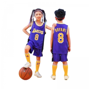  Bộ quần áo bóng rổ trẻ em Lakers 