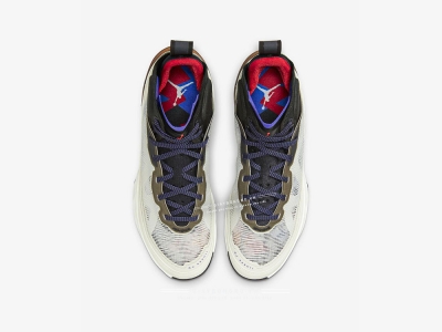 Air Jordan 37 Light Bone Dark Concord