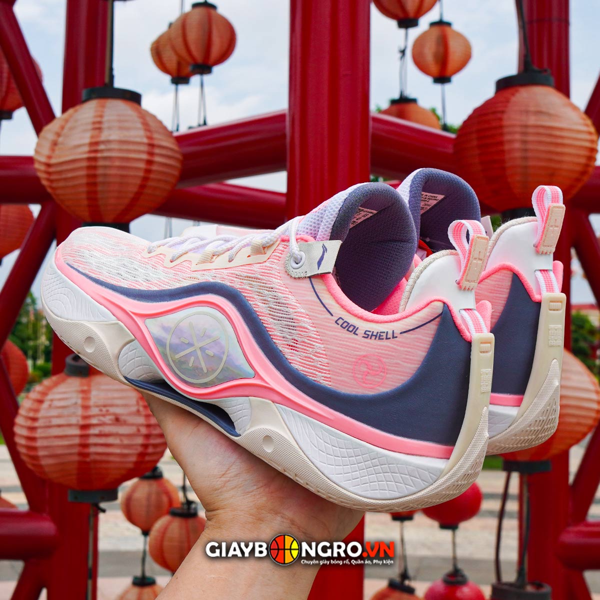 Li-Ning Wade Shadow 5 V2 Pink Butterfly