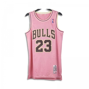  Áo M&N NBA Chicago Bulls Pink Sugar 