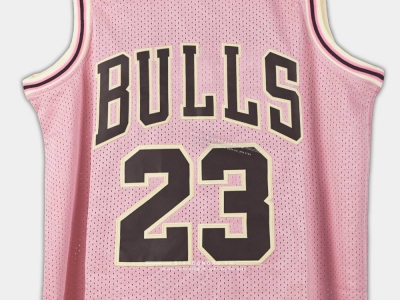 Áo M&N NBA Chicago Bulls Pink Sugar