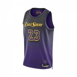  Áo NBA Los Angeles Lakers City Edition Lake Show - Lebron James 
