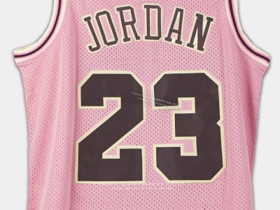 Áo M&N NBA Chicago Bulls Pink Sugar
