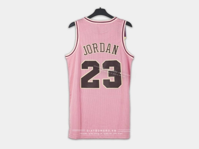 Áo M&N NBA Chicago Bulls Pink Sugar