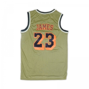  Áo M&N NBA Los Angeles Lakers Flight - Lebron James 