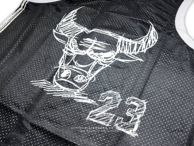 Áo M&N NBA Chicago Bulls Sketch