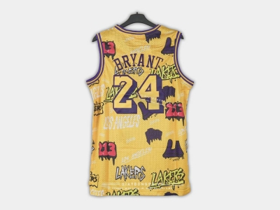 Áo M&N Slap Sticker NBA L.A Lakers