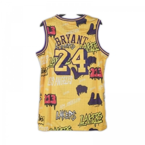  Áo M&N Slap Sticker NBA L.A Lakers Kobe Bryant 