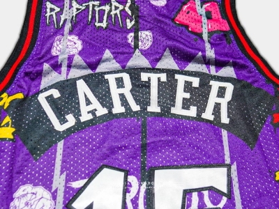 Áo M&N Slap Sticker NBA Raptors