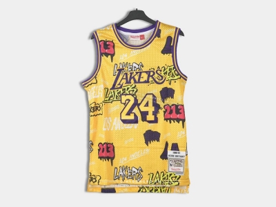 Áo M&N Slap Sticker NBA L.A Lakers