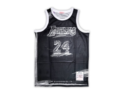 Áo M&N NBA L.A Lakers Sketch