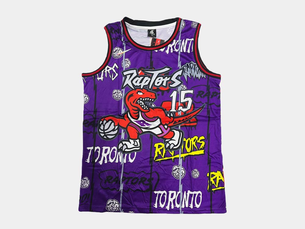 Áo M&N Slap Sticker NBA Raptors