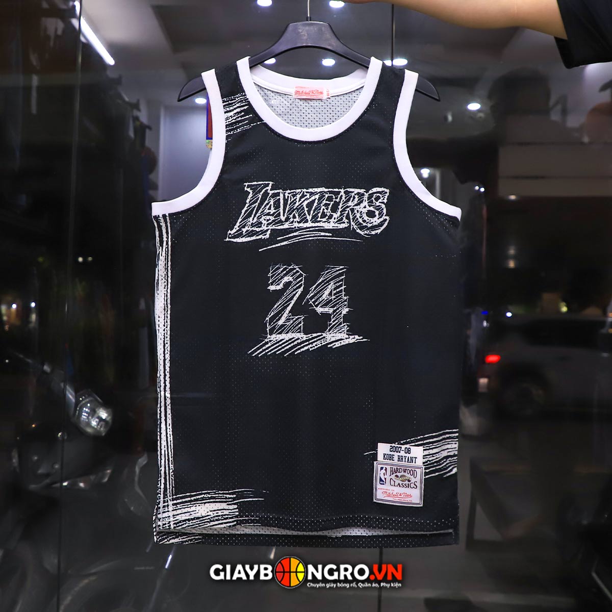 Áo M&N NBA L.A Lakers Sketch