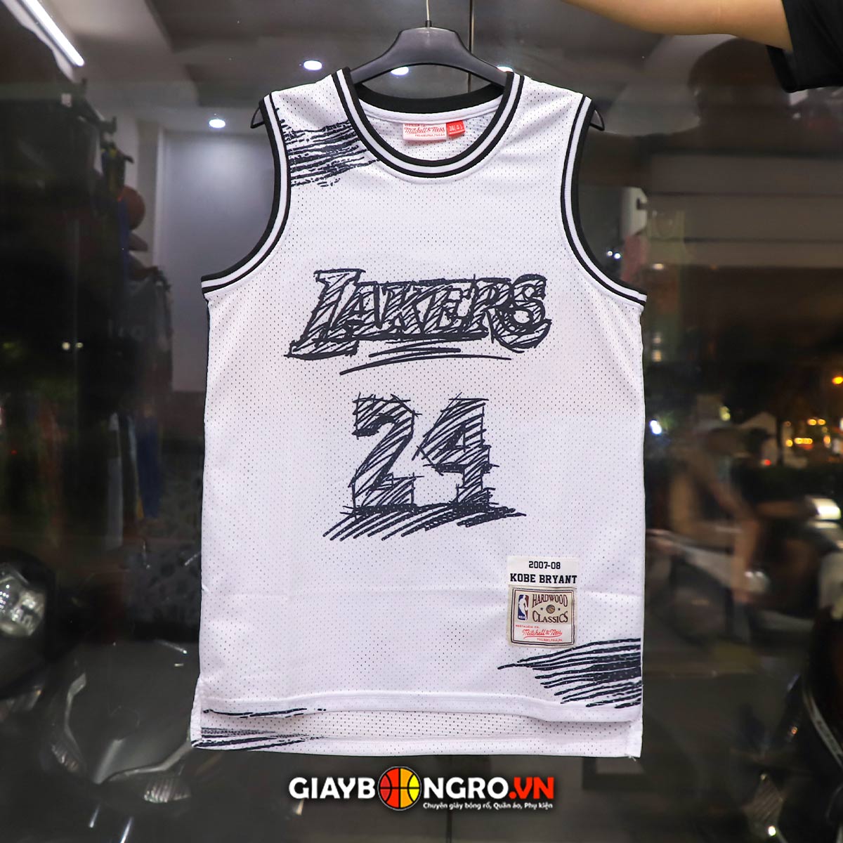 Áo M&N NBA L.A Lakers Sketch