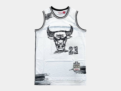 Áo M&N NBA Chicago Bulls Sketch