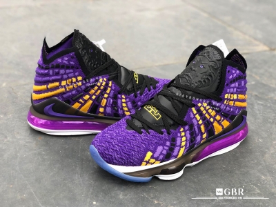  Giày bóng rổ Lebron 17 Lakers Purple 