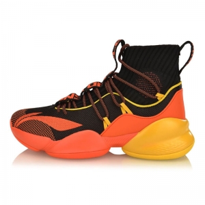  Giày bóng rổ Li-Ning Power V Playoff C.J. McCollum Black Orange 