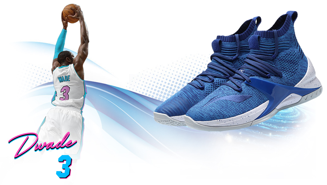  Giày bóng rổ Li-Ning Wade Flyknit Blue 