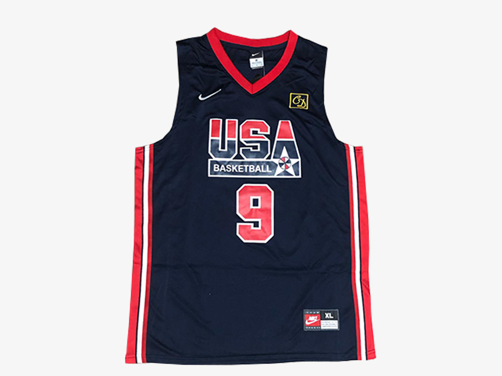 USA Olympic Team Jersey Blue - Michael Jordan