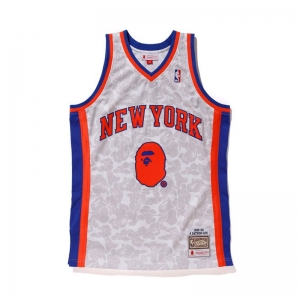  Bape X Mitchell & Ness NBA Jersey - New York Knicks 
