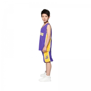  Bộ quần áo bóng rổ trẻ em Los Angeles Lakers 