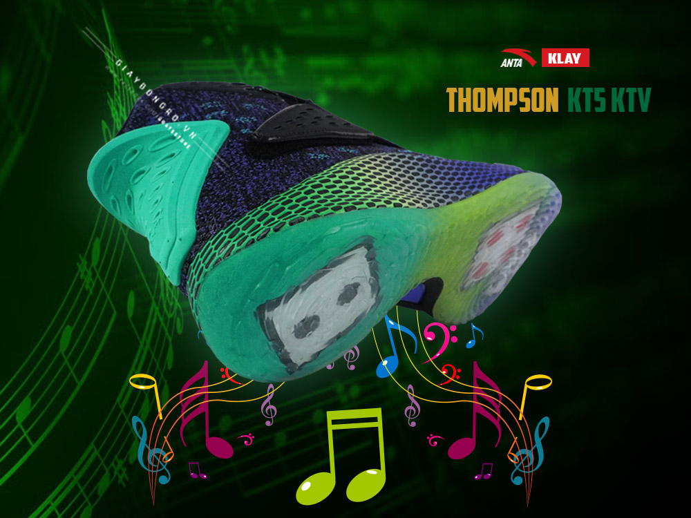 Anta KT5 Klay Thompson Green Dice