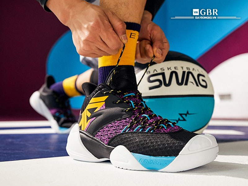 Anta Shock The Game 2019 Black-Purple-Yellow