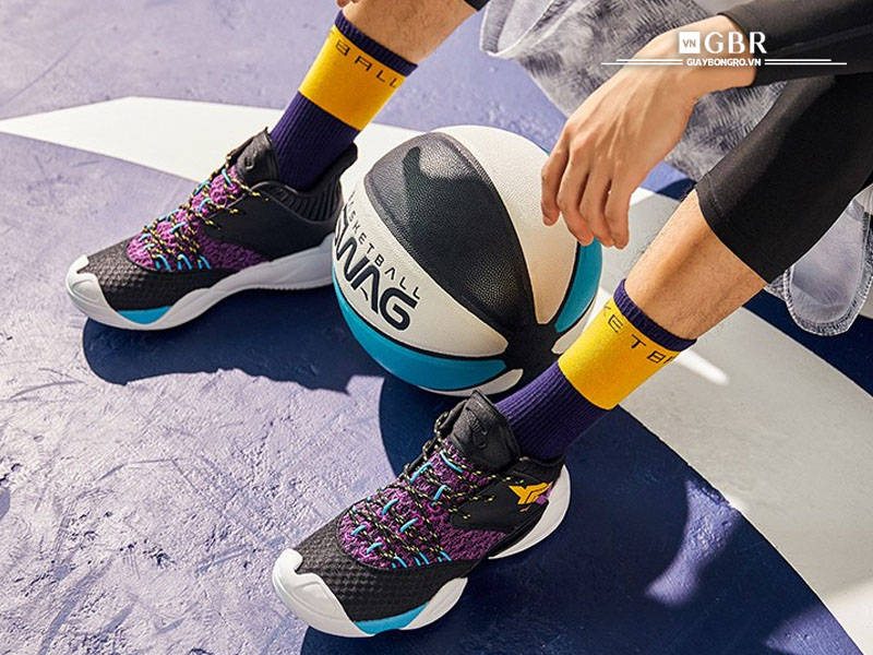 Anta Shock The Game 2019 Black-Purple-Yellow