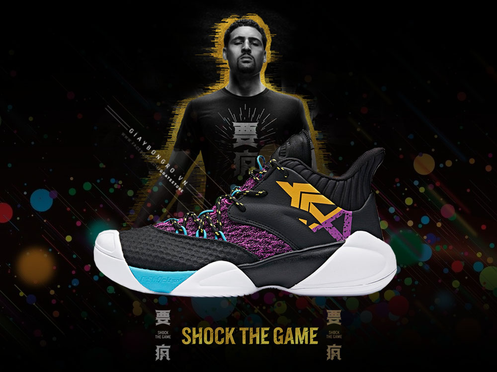 Anta Shock The Game 2019 Black-Purple-Yellow