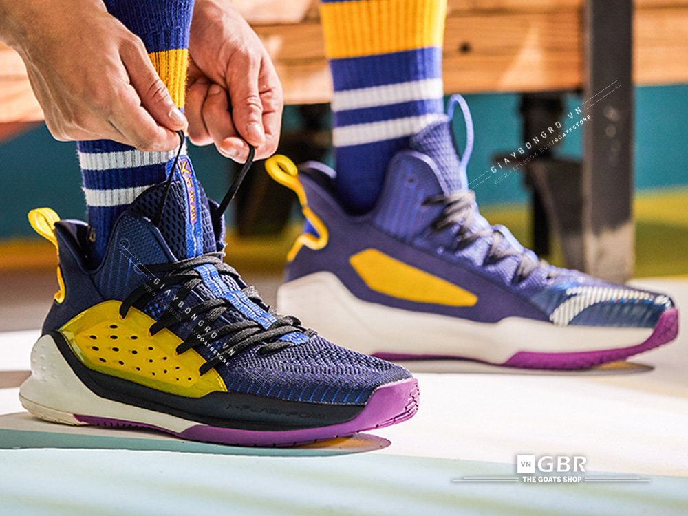 Anta KT4 Splash Mid - Blue Yellow