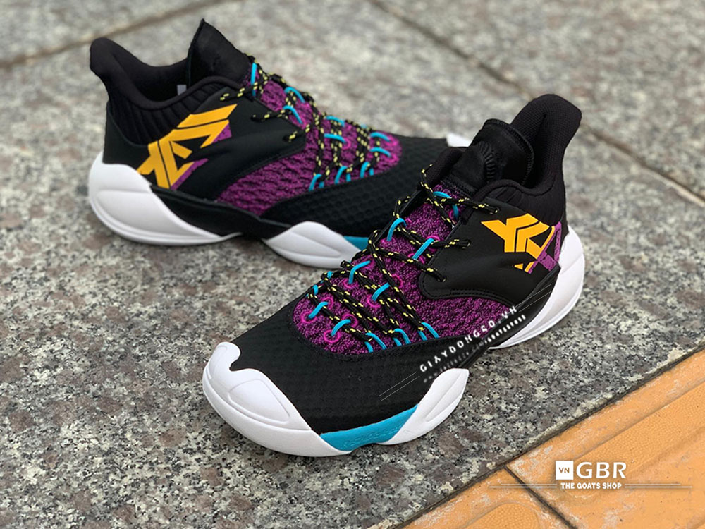 Anta Shock The Game 2019 Black-Purple-Yellow