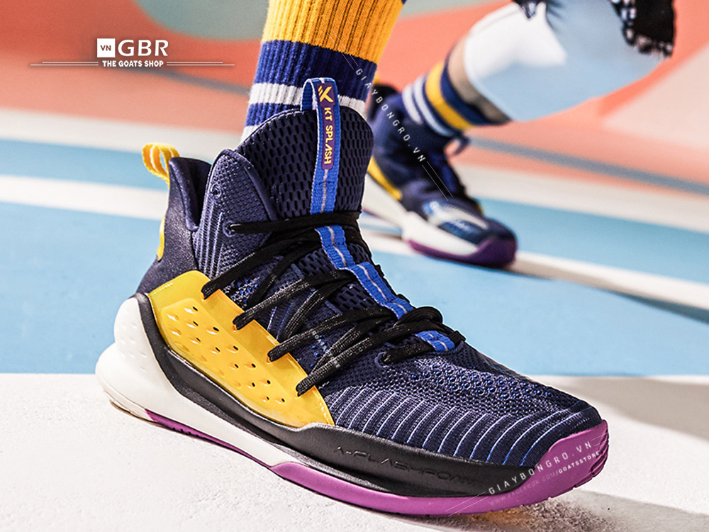 Anta KT4 Splash Mid - Blue Yellow