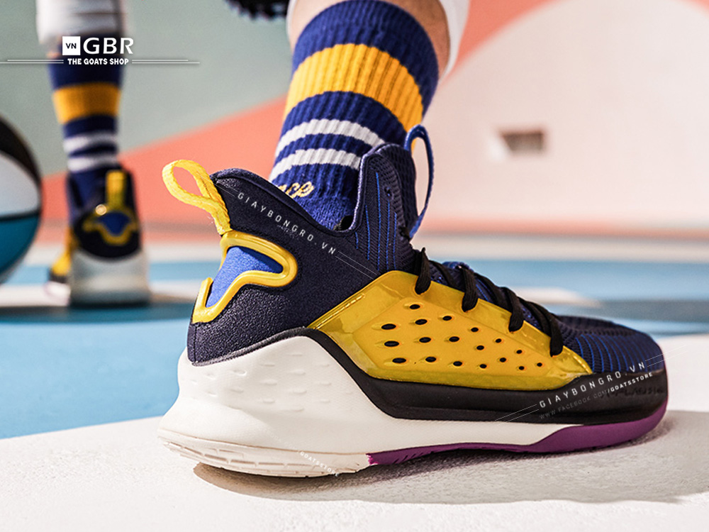Anta KT4 Splash Mid - Blue Yellow