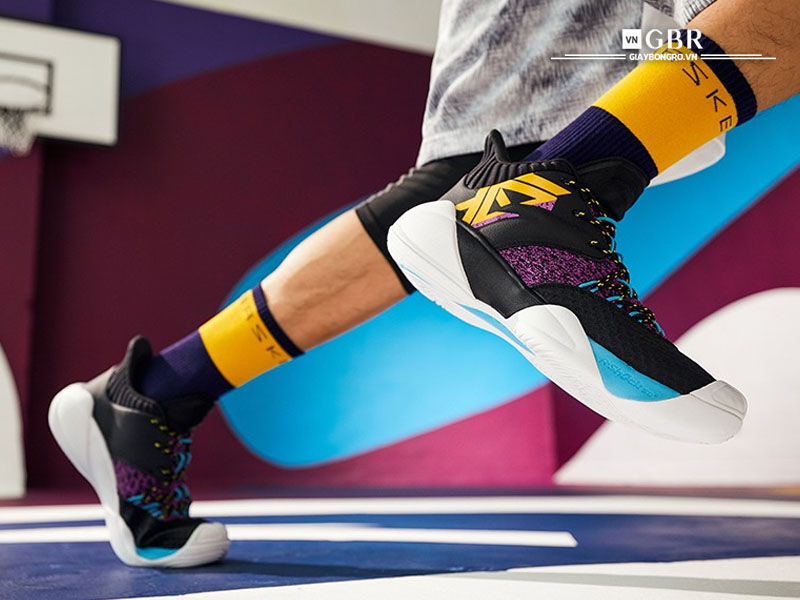 Anta Shock The Game 2019 Black-Purple-Yellow