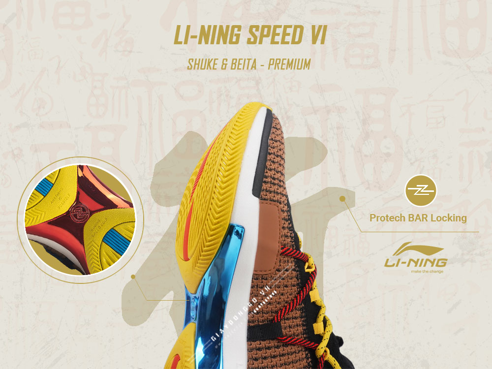 Li-Ning Speed VI 6 Premium Shuke and Beita