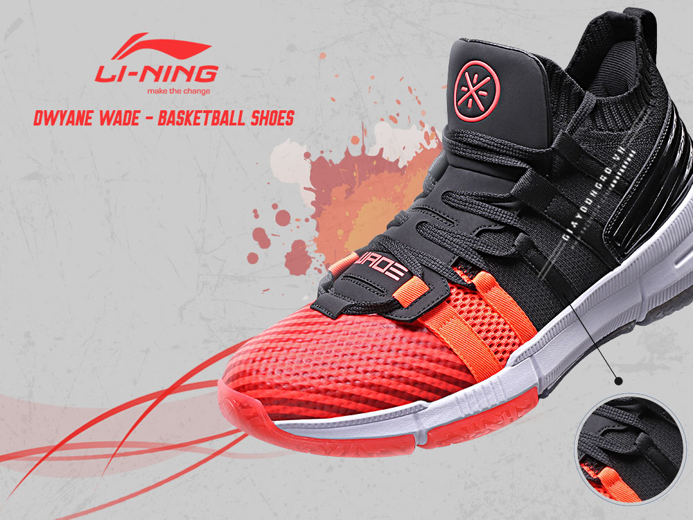 Li-Ning Wade Black/Red