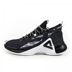  Giày bóng rổ chính hãng Peak E02071A Black White 