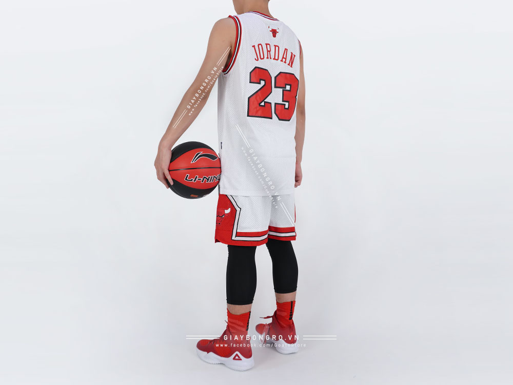 Áo NBA Chicago Bulls White - Jordan