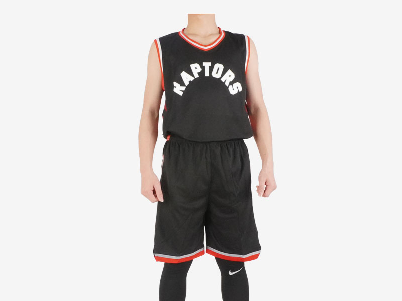 Bộ quần áo Toronto Raptors đen