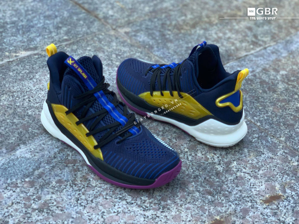 Anta KT4 Splash Mid - Blue Yellow