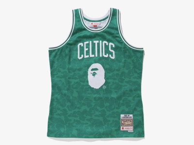 Bape X Mitchell & Ness NBA Jersey - Celtics