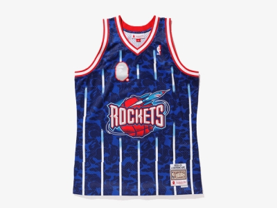 Bape X Mitchell & Ness NBA Jersey - Rockets