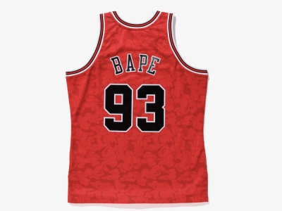 Bape X Mitchell & Ness NBA Jersey - Bulls
