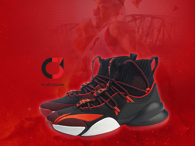 Li-Ning Power V Playoff Black Red