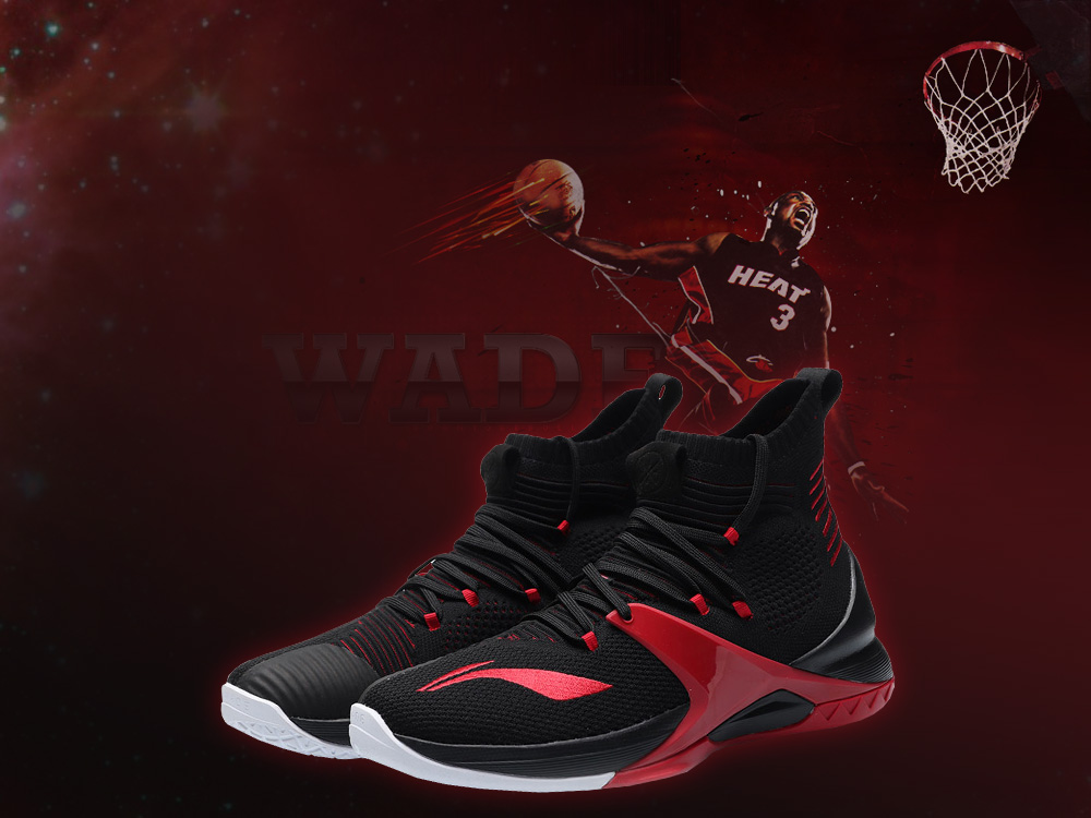 Li-Ning Wade Flyknit Black