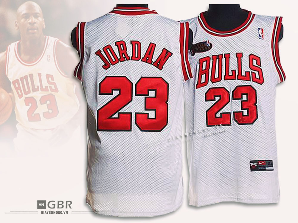 Áo NBA Chicago Bulls White - Jordan